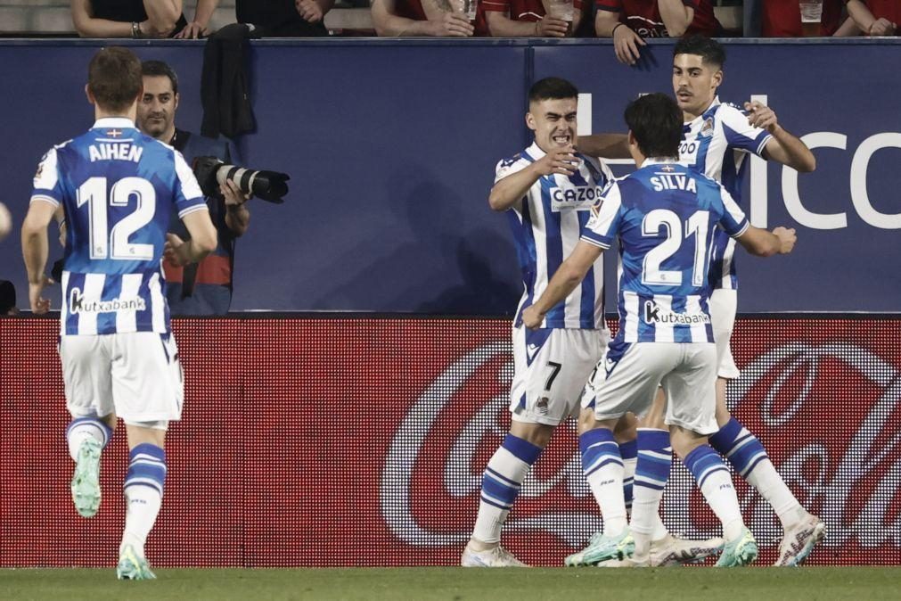 Real Sociedad vence Osasuna e reforça candidatura à Liga dos Campeões