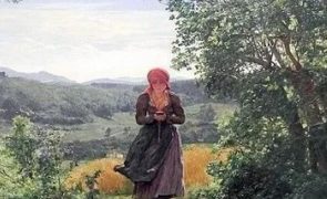 Fãs de arte perplexos com mulher a usar iPhone em quadro pintado há 150 anos