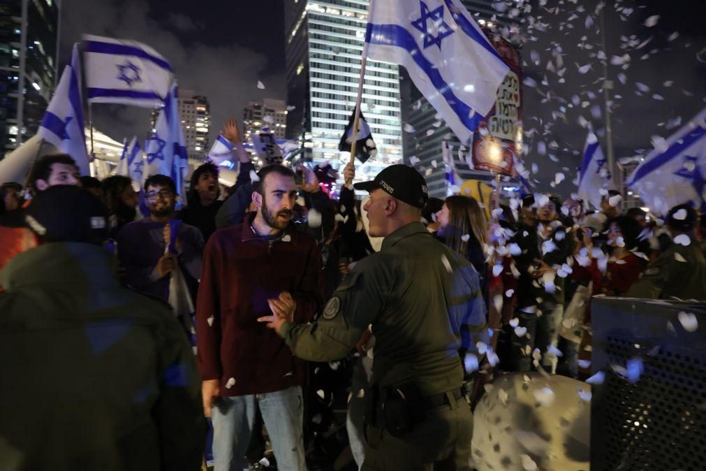 Israelitas saem novamente à rua para contestar reforma da Justiça