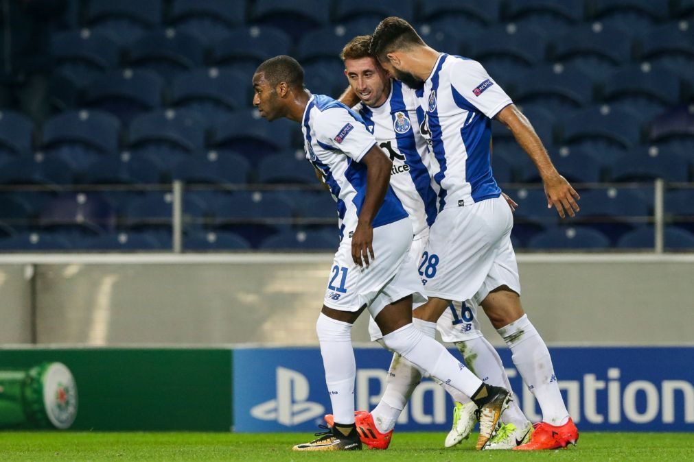 FC Porto vence Leipzig e continua na corrida aos 'oitavos' da Liga dos Campeões
