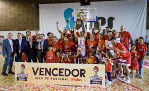 Benfica conquista Taça de Portugal de basquetebol pela 23.ª vez