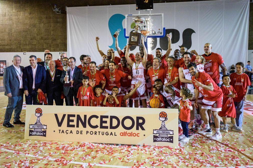 Benfica conquista Taça de Portugal de basquetebol pela 23.ª vez