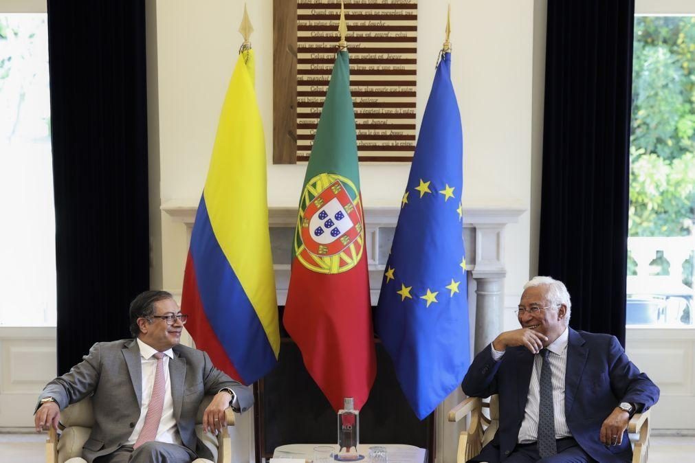 Presidente da Colômbia elogia via portuguesa na luta contra a droga