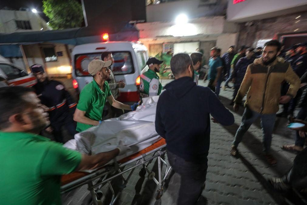 Novo mortos na Faixa de Gaza após ataques aéreos israelitas - autoridades locais
