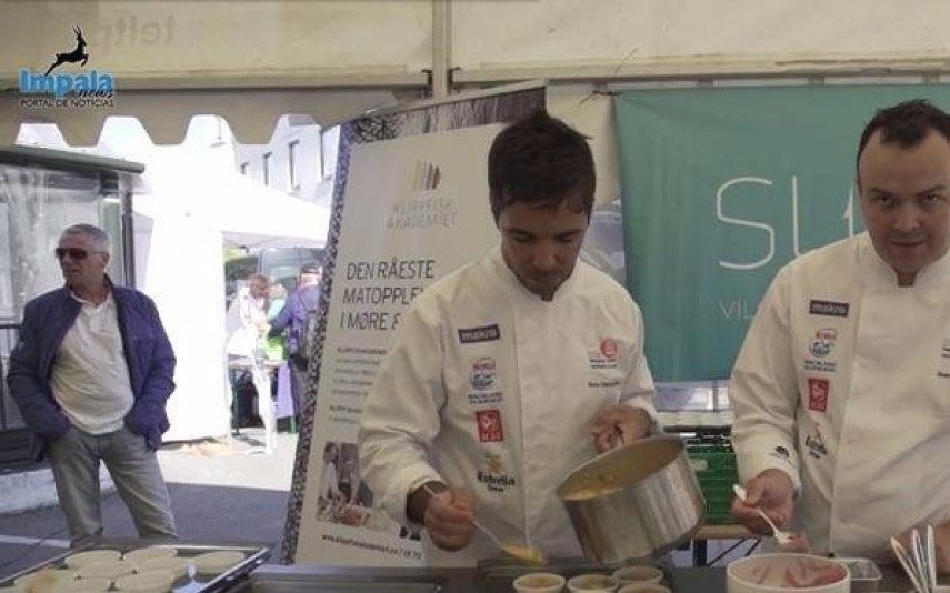 Quatro cozinheiros portugueses fizeram sucesso na Feira Gastronómica de Alesund, na Noruega