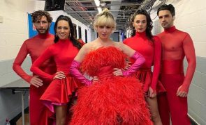 Mimicat Emocionada, festeja passagem à final da Eurovisão: 