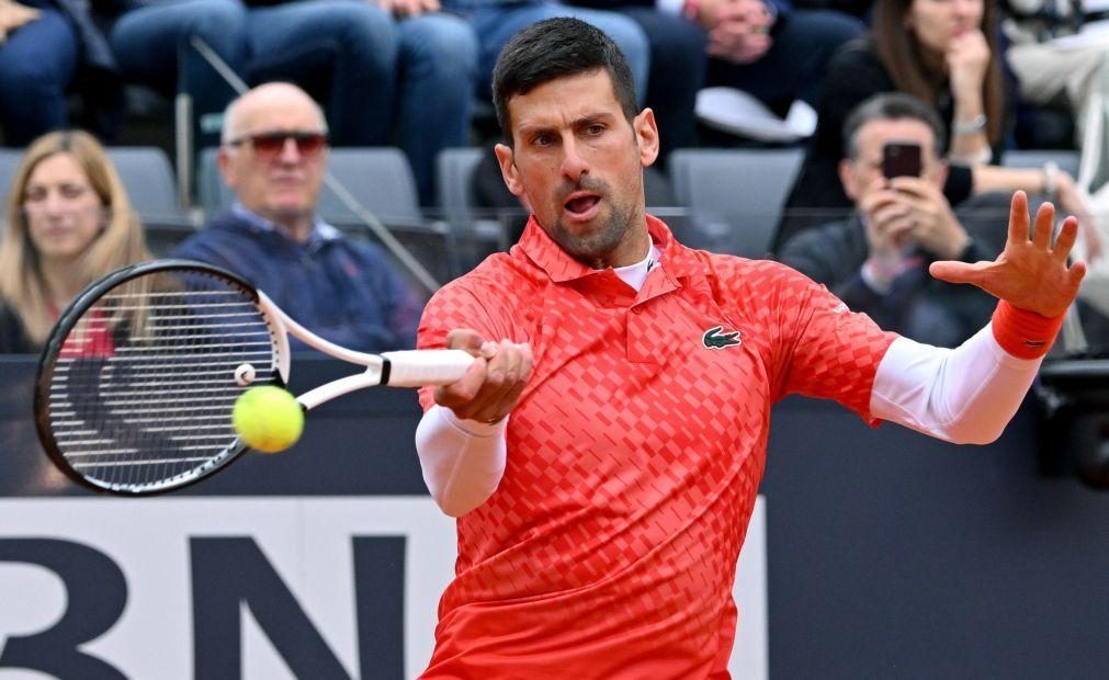 Djokovic afastado por Rune e falha meias-finais do Masters 1.000 de Roma