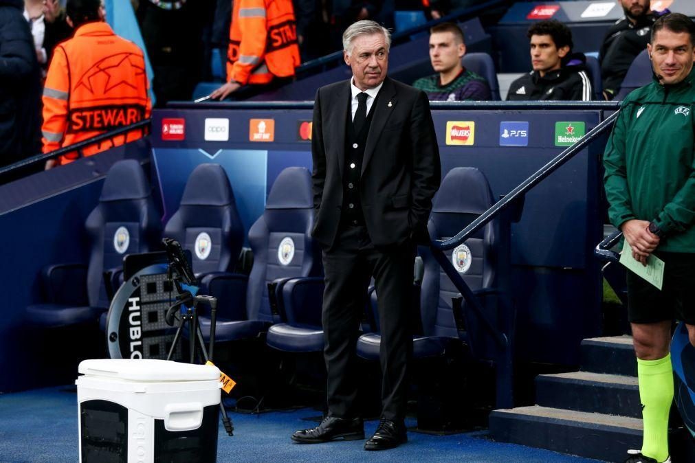 Carlo Ancelotti torna-se o treinador com mais jogos na 'Champions'