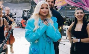 Bárbara Bandeira Emocionada ao atuar no concerto dos Coldplay: 