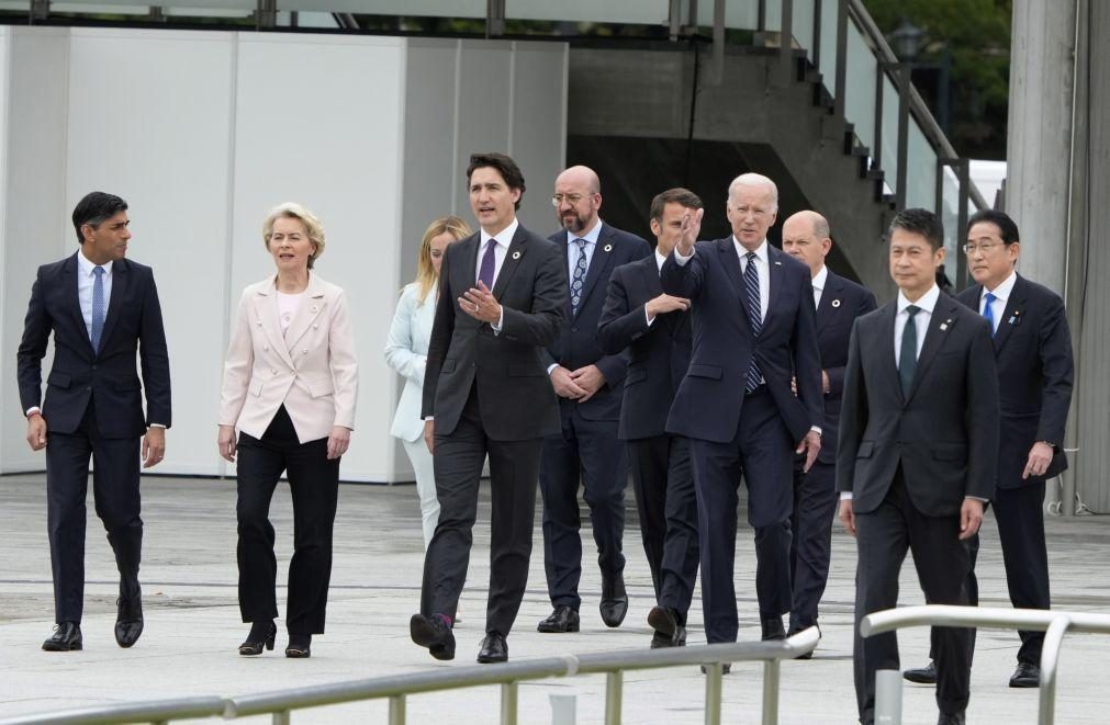 Zelensky viaja para o Japão para participar na cimeira do G7