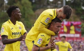 Villarreal vence em Girona e coloca-se a dois pontos da 'Champions'