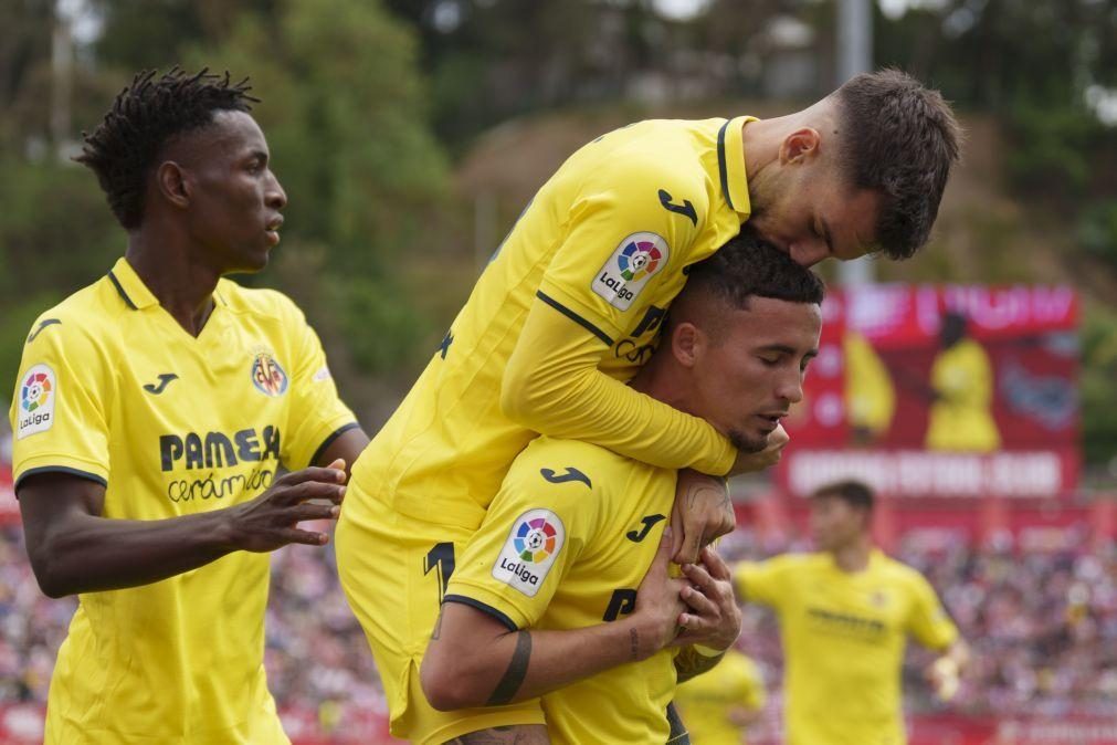 Villarreal vence em Girona e coloca-se a dois pontos da 'Champions'
