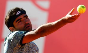 Frederico Silva na segunda ronda da fase de qualificação de Roland Garros