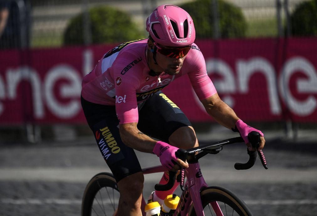 Primoz Roglic venceu Giro com margem de tempo mais pequena desde 1974