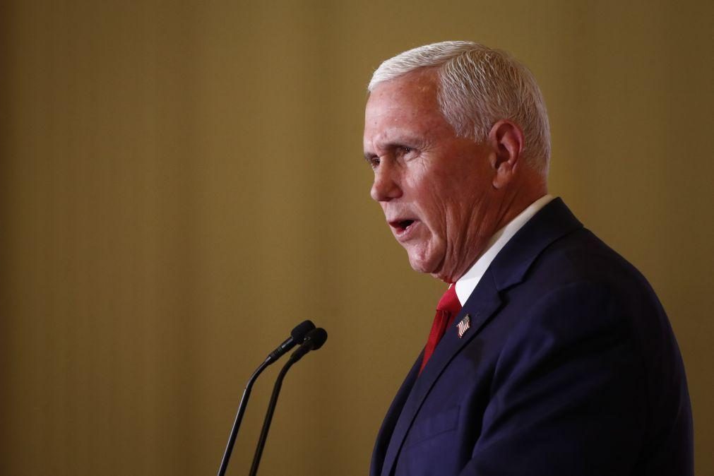 Ex-vice-presidente Pence vai desafiar Trump com candidatura à Casa Branca