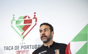 Treinador do Sporting de Braga assume objetivo de vencer Taça de Portugal