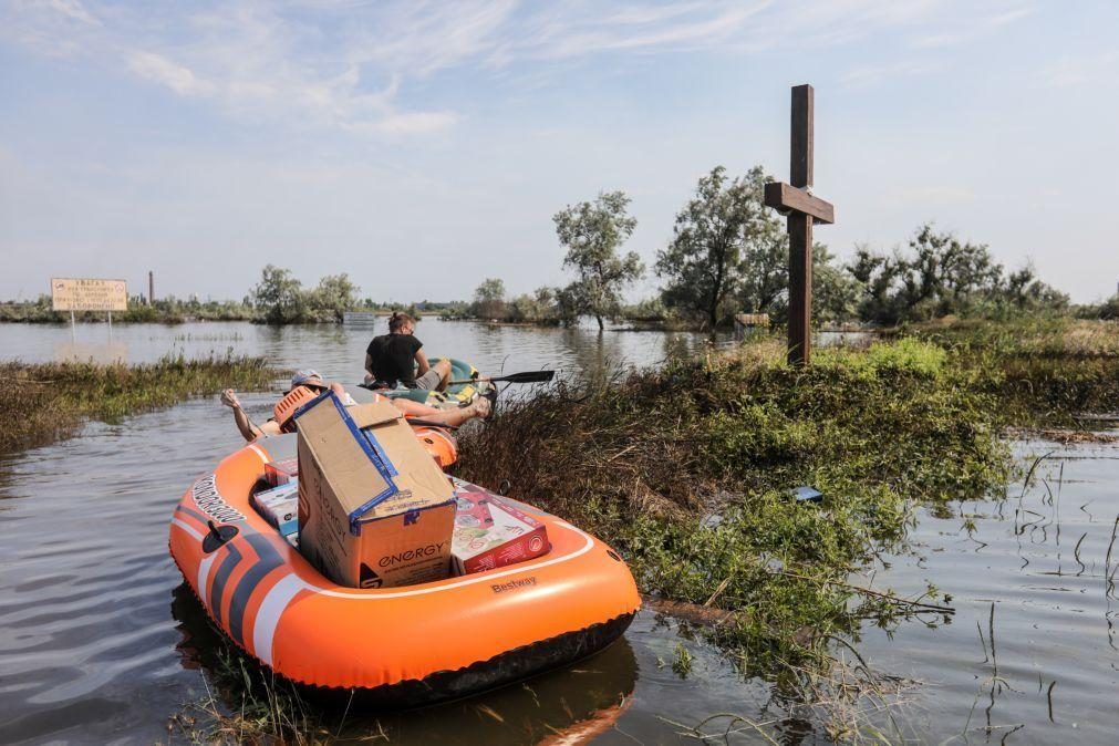 Destruição da barragem deixou 700 mil pessoas sem água potável na Ucrânia -- ONU