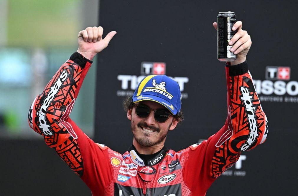 Francesco Bagnaia vence GP de Itália e reforça liderança no MotoGP