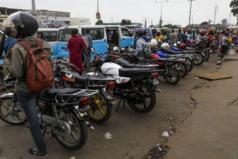 Detidos mototaxistas na província angolana do Namibe que protestavam contra subida do combustível