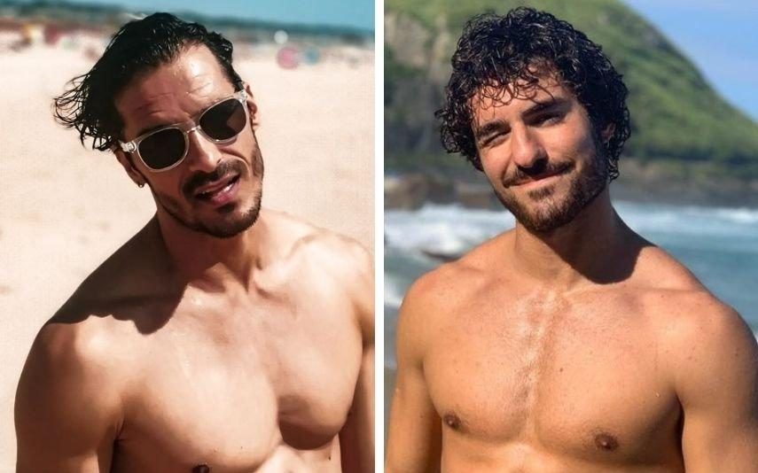 Galãs na praia! Veja como Rodrigo Soares ou José Condessa se refrescam em dia de calor