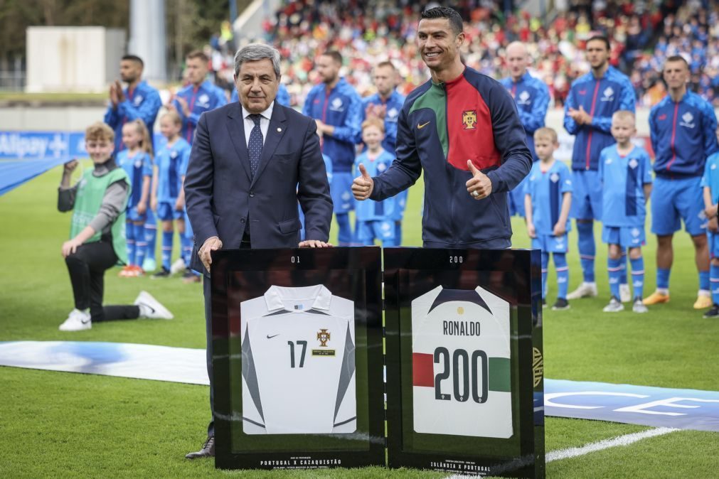 Cristiano Ronaldo é o primeiro da história do futebol a atingir 200 internacionalizações