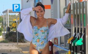 Isabela Cardinali Depois da bomba de gasolina, passa vergonha na oficina