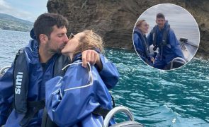 Novak Djokovic Celebra aniversário da mulher nos Açores