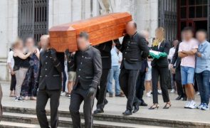 Luís Aleluia Lágrimas e emoção no funeral do ator