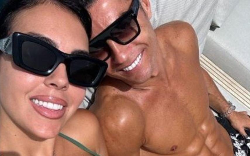 Georgina Rodriguez e Cristiano Ronaldo De braços dados em férias de luxo! Veja as novas imagens