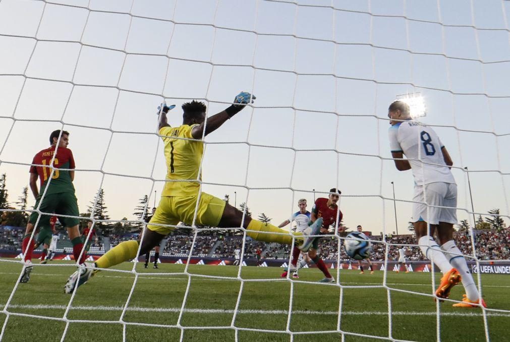 Euro sub-21: Portugal é eliminado nos 'quartos' pela Inglaterra e falha Jogos Olímpicos