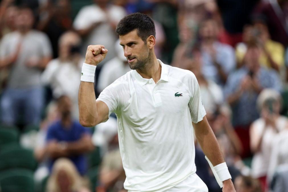 Wimbledon: Djokovic apura-se para os oitavos de final