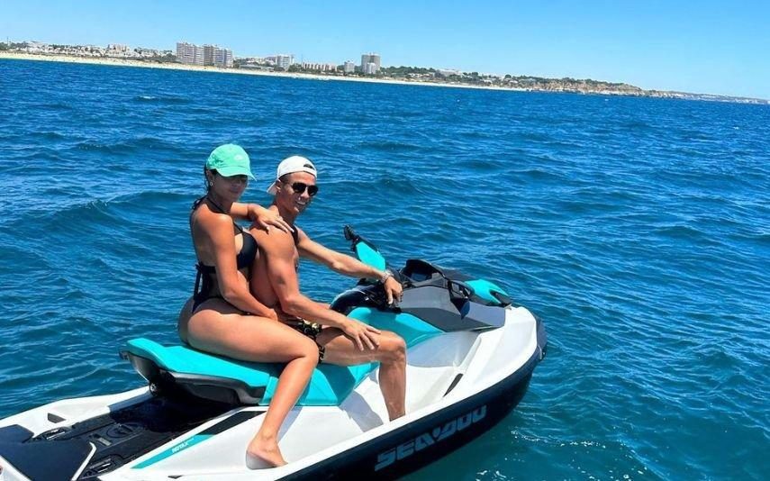 Cristiano Ronaldo Momentos de paixão com Georgina Rodríguez em Vilamoura