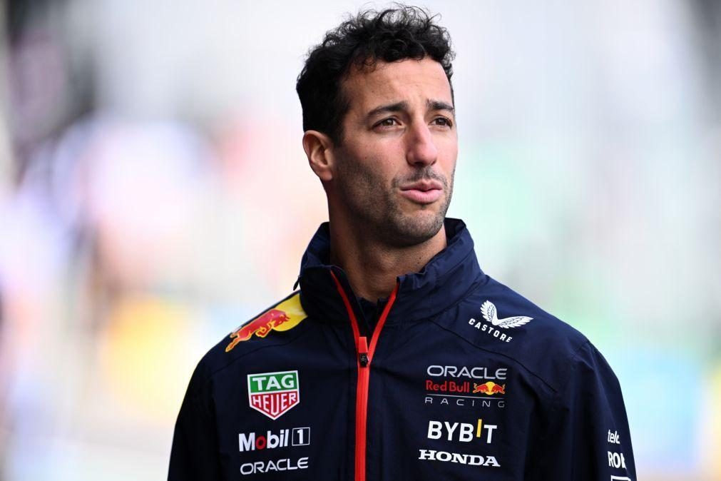 Red Bull substitui Nick De Vries por Daniel Ricciardo na Alpha Tauri
