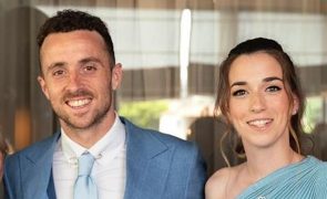 Diogo Jota e Rute Cardoso batizam filho mais novo