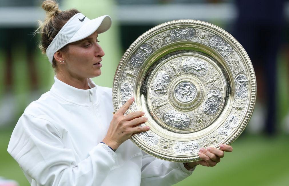Checa Marketa Vondrousova conquista em Wimbledon o seu primeiro título do Grand Slam