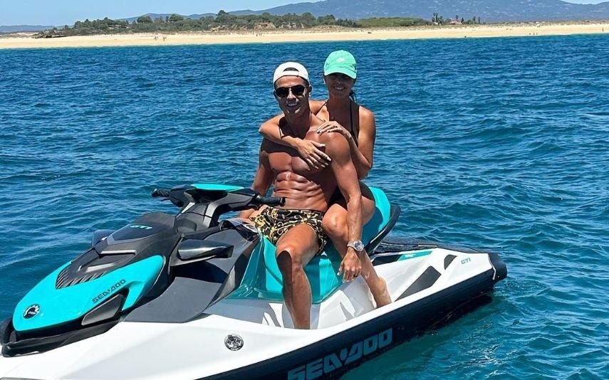 Cristiano Ronaldo Causa aparato em Vilamoura com Georgina