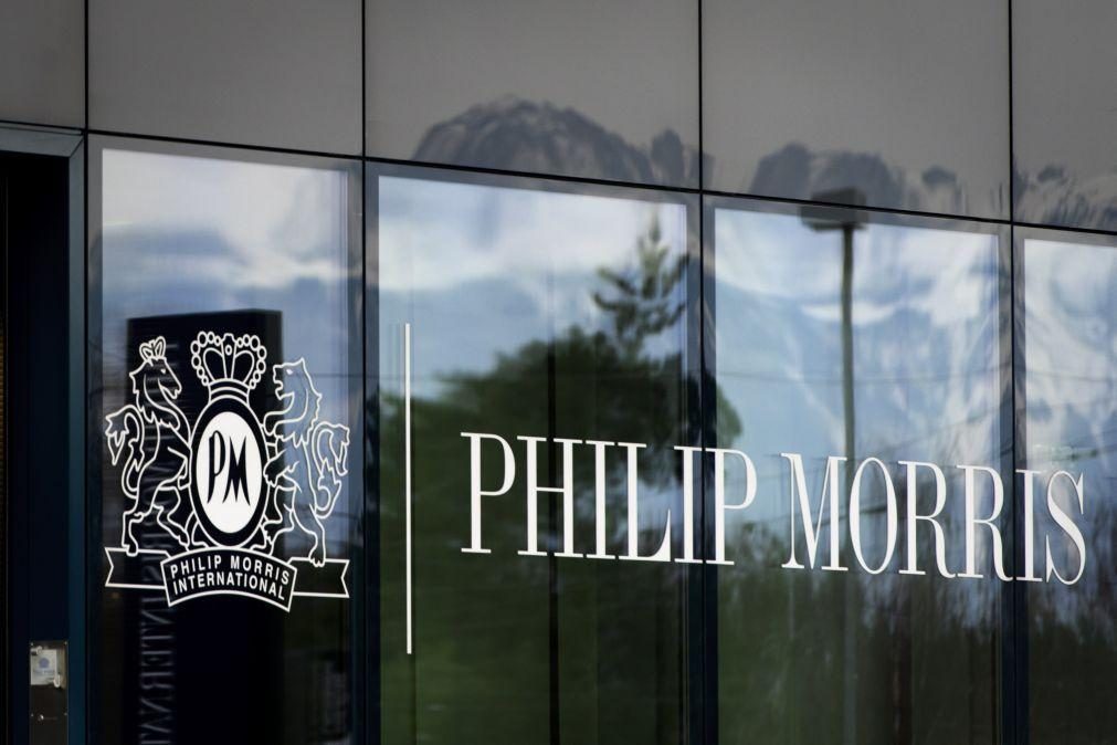 Lucros da Philip Morris caem 16% no 1.º semestre para 4.673 ME