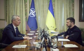 Zelensky analisou desbloqueio de corredor de cereais com Stoltenberg