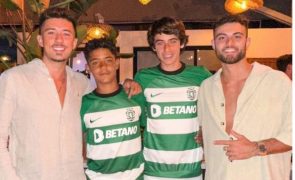 Cristianinho Com Windoh e Numeiro, de camisola do Sporting e ténis de luxo
