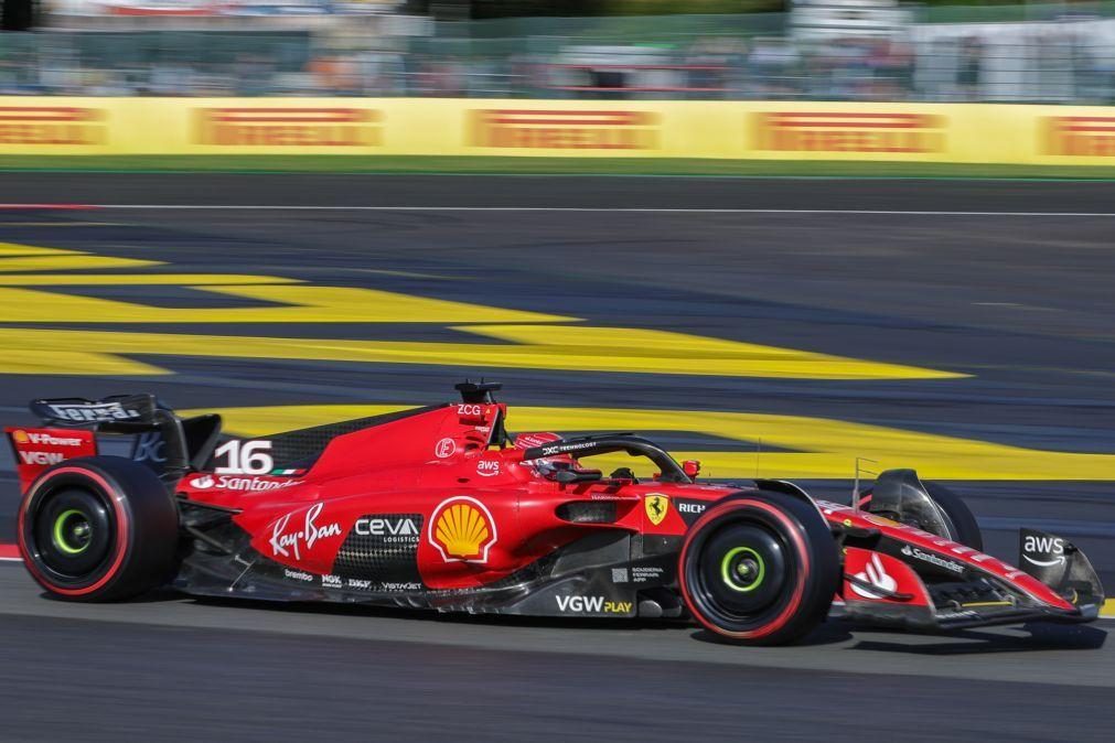 Max Verstappen fez o melhor tempo na qualificação mas é Leclerc que sai da 'pole'