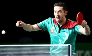 Marcos Freitas eliminado nas 'meias' do WTT Feeder Havirov de ténis de mesa