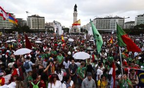 Peregrinos saem sem problemas do Parque Eduardo VII após a missa