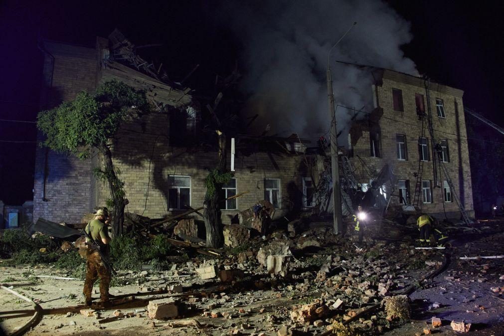 Drones russos atacam região ucraniana de Odessa e Kiev