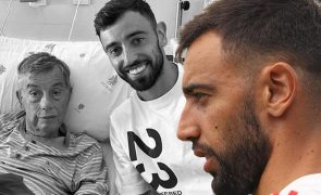 Bruno Fernandes de luto pelo padrinho: 