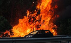 Autoestrada A42 volta a estar cortada devido ao fogo em Lordelo
