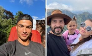 Cristiano Ronaldo Falha batizado da filha de Katia Aveiro