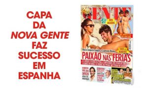 Maria Cerqueira Gomes e Cayetano Rivera Capa da NOVA GENTE com eco internacional