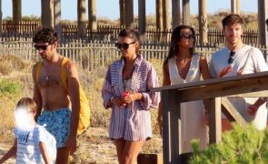 Maria Cerqueira Gomes As imagens nunca publicadas do encontro familiar no Algarve