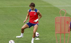 João Félix nos convocados para o jogo de hoje do Atlético de Madrid
