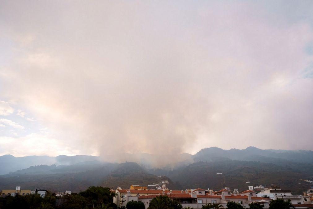 Fogo em Tenerife foi provocado e há três linhas de investigação